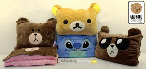 Gối mền thú bông Gối mền thú bông