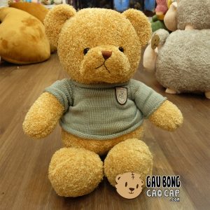 Teddy áo len lông xù Head and Tales gau-teddy-head-and-tales-vang