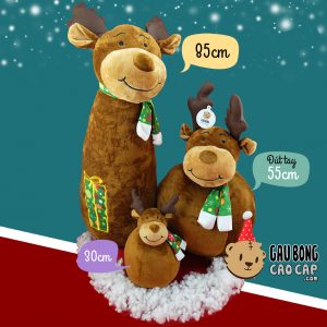 Gấu Bông Tuần Lộc Noel Gấu Bông Tuần Lộc Noel