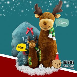 Gấu Bông Tuần Lộc Noel Gấu Bông Tuần Lộc Noel