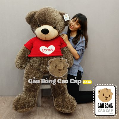 Gấu Bông Teddy áo len LOVES