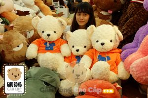 Teddy áo thun mặt gấu