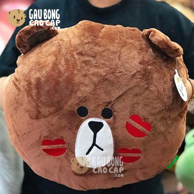 Gối ôm đút tay Gấu Brown