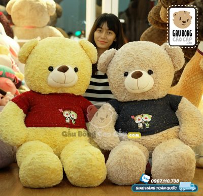 Gấu Bông Teddy áo len Couple
