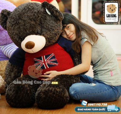 Teddy lông Layer cờ anh