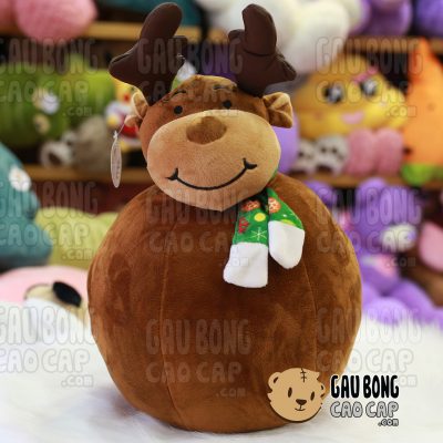 Gấu Bông Tuần Lộc Noel - Tròn Đút Tay