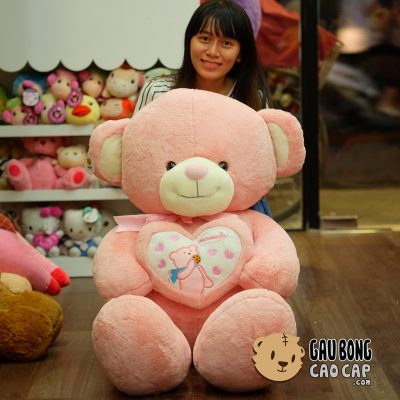 Gấu Teddy ôm tim Momoda
