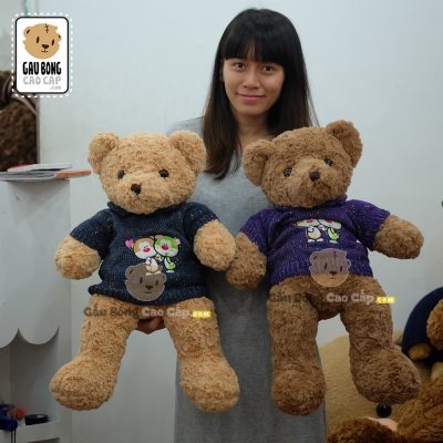 Gấu Teddy áo len cổ lọ