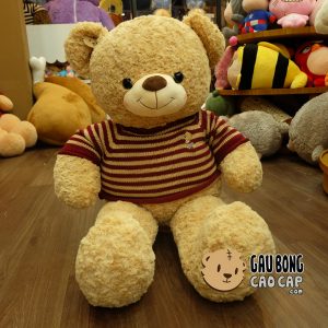 Gấu Teddy áo len cafe sữa