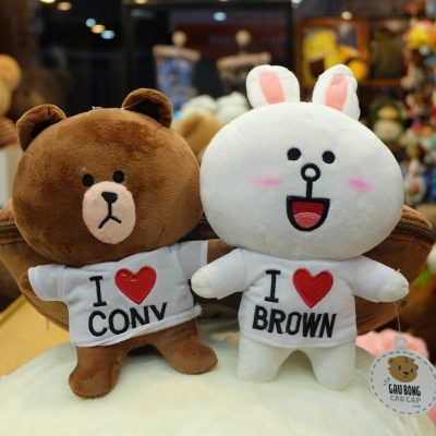 Cony & Brown mặc áo