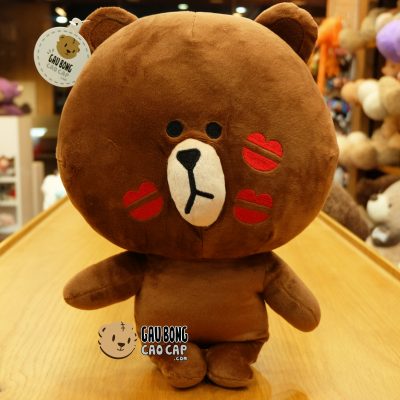 Gấu Brown Kiss - Gấu LINE