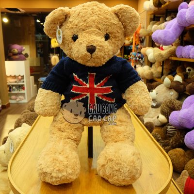 Gấu Teddy Russ áo len cờ anh