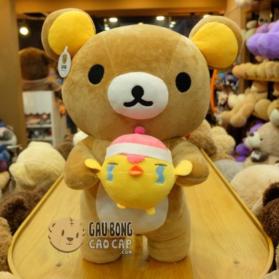Rilakkuma ôm gà con