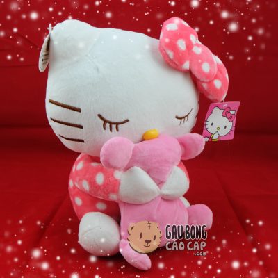 Hello Kitty ôm gấu