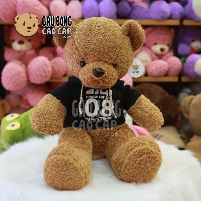 Gấu Teddy lông xù mặc áo Hoodie 08