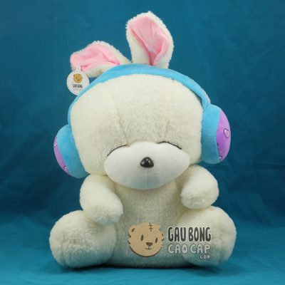 Thỏ bông Mashimaro đeo headphone