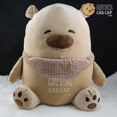 Gấu Bông Bắc Cực mũi to - Ngồi - Lông Nhung