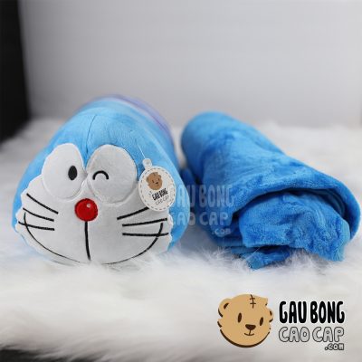 Gối mền Doremon - Dạng dài ôm ngủ