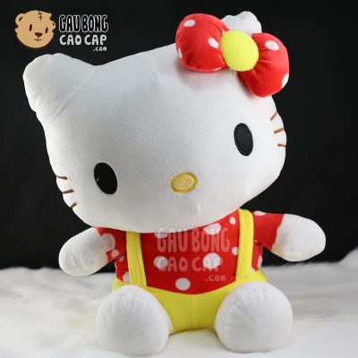 Gấu Bông Kitty mặc yếm
