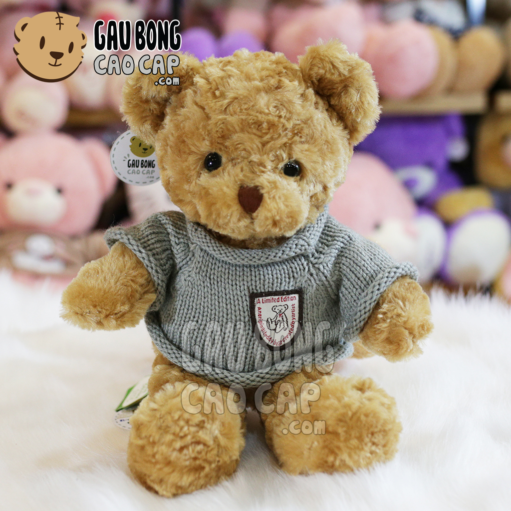 Gấu Teddy áo len lông xoắn Classic