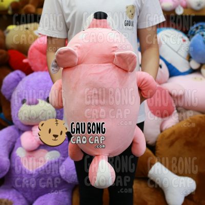 Gối mền - Gối Chăn có đút tay Chó Bông Akita