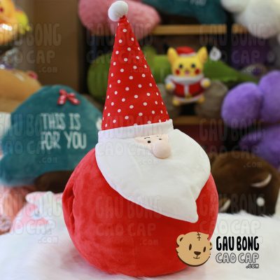 Gấu Bông Ông già Noel tròn đút tay