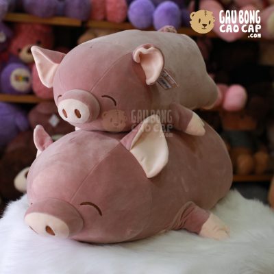 Heo Bông màu hồng đất, Mông to mũi bự