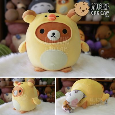 Gối mền Rilakkuma đội lốt Gà