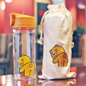 Bình nước thủy tinh Kakao Talk 450ml