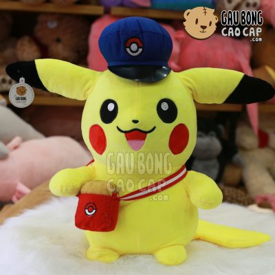 Gấu Bông Pikachu đeo túi