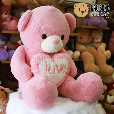 Gấu Teddy Smooth tim LOVE