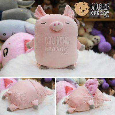Gối mền 2in1 Heo Bông mũi to