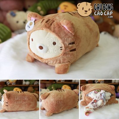 Gối mền mèo Sanx đội lốt Hổ