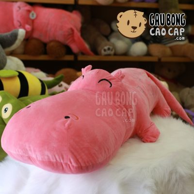 Gấu Bông Hà Mã - Hồng