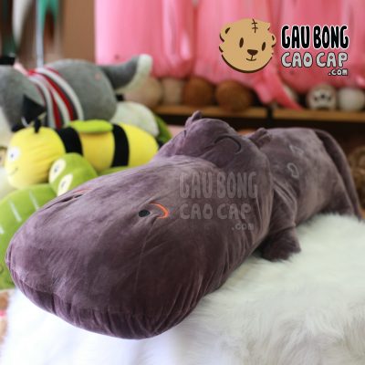 Gấu Bông Hà Mã - Tím