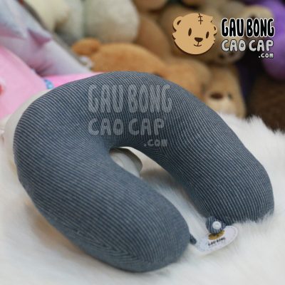 Gối chữ U Sọc/Caro lông mịn