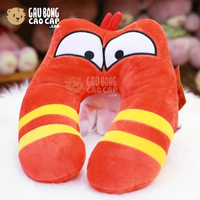 Gối Chữ U Larva Đỏ