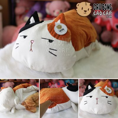 Gối mền đút tay Mèo Bông Tam Thể