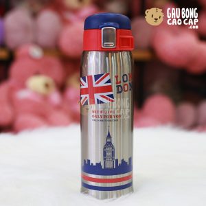 Bình nước giữ nhiệt I Love London