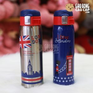 Bình nước giữ nhiệt I Love London