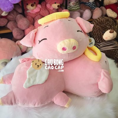 Heo Bông nằm thiên thần Angel