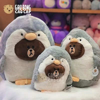 Gấu Brown cosplay Chim Cánh Cụt