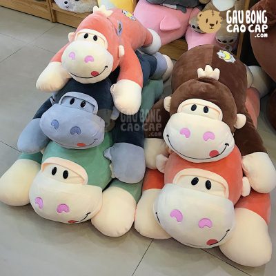 Khỉ Bông nằm mông chuối