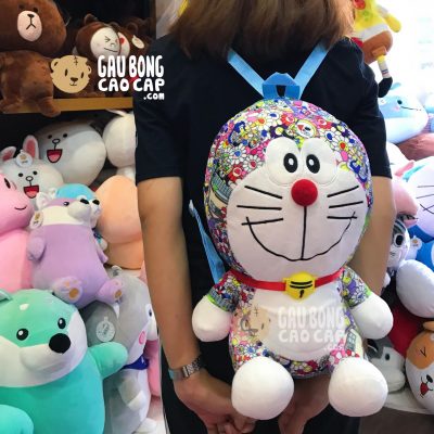Balo gấu bông Doremon colorfull