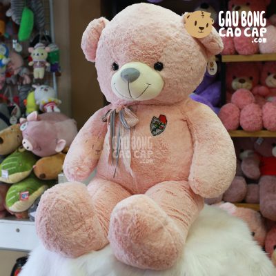 Gấu Teddy ngực Nơ Thêu Hoa Hồng