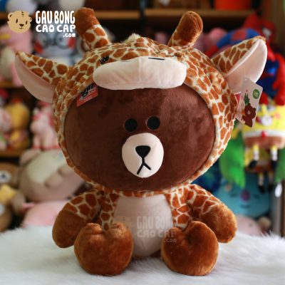 Gấu Brown cosplay Hươu Bông