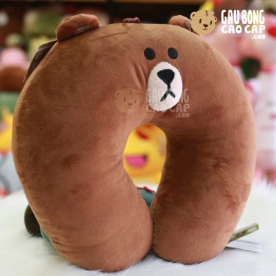 Gối chữ U Brown