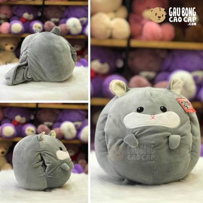 Gối mền Tròn đút tay Chuột Bông Hamster