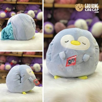 Gối mền đút tay Chim Cánh Cụt Tròn