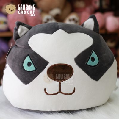 Gối ôm tròn Chó Bông Husky